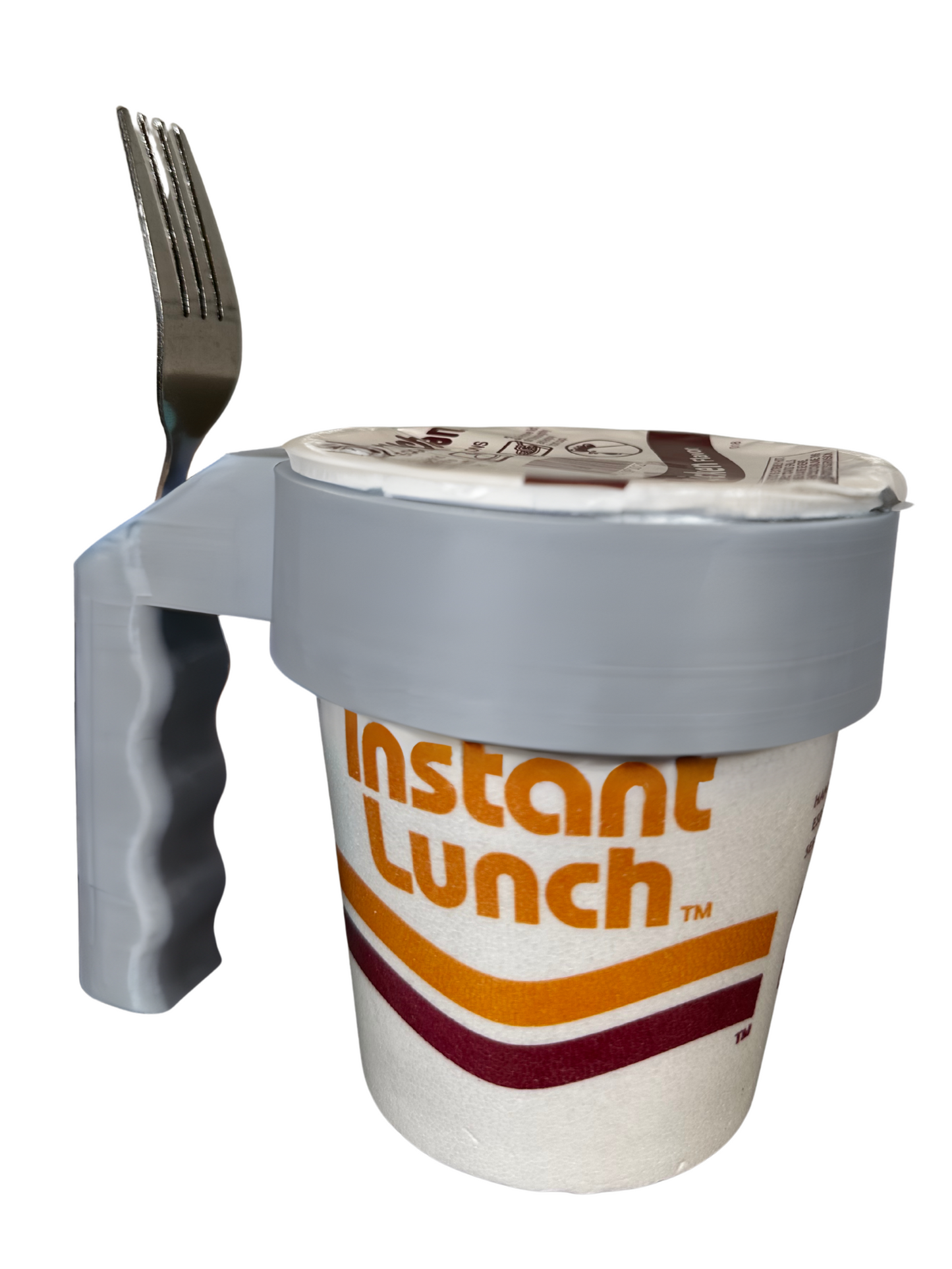Noodle Cup Holder – With Built-In Utensil Slot