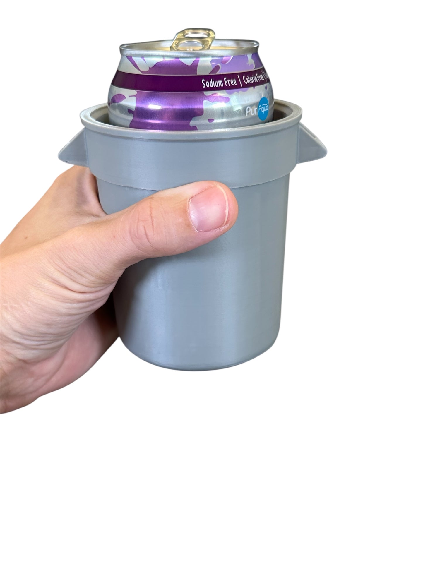 Koozie Trash Can Holder - Beverage Cooler Organizer