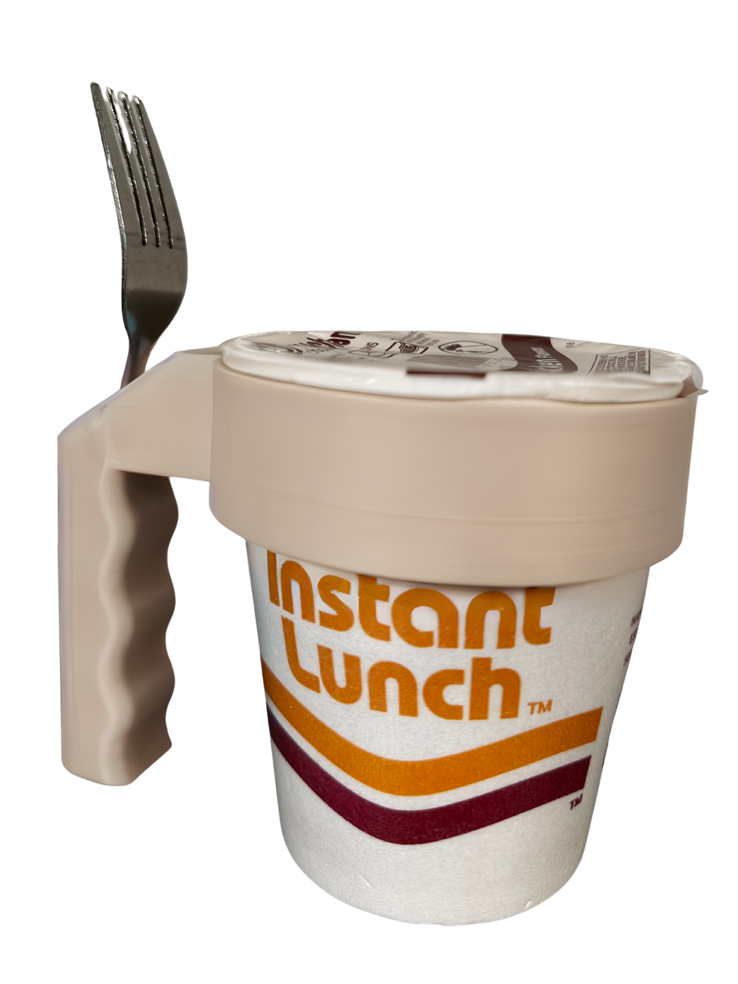Noodle Cup Holder – With Built-In Utensil Slot
