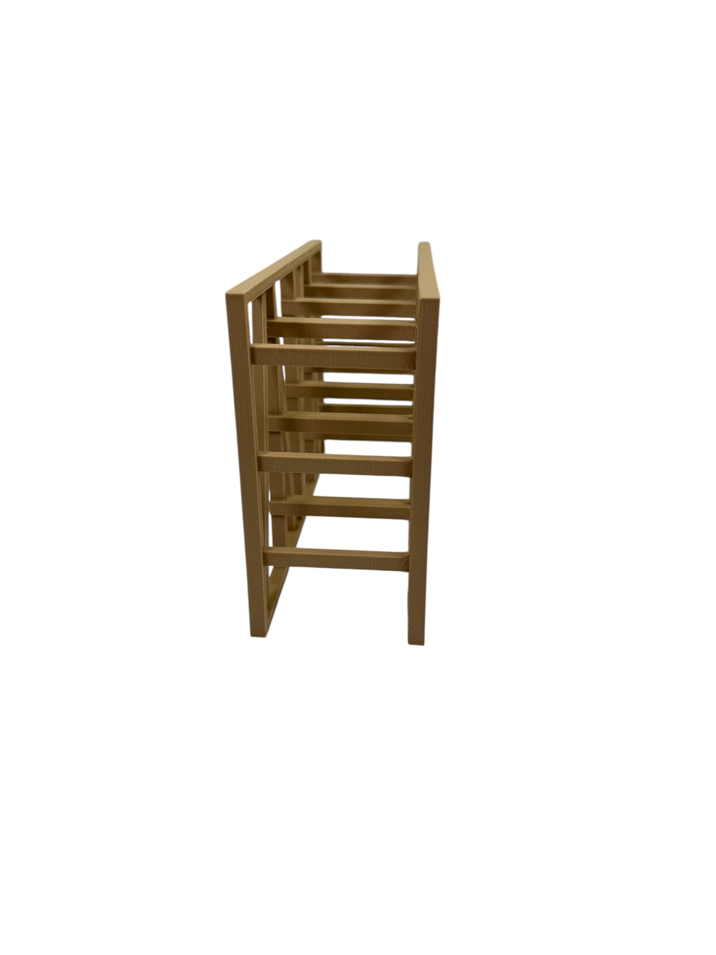 Mini Desktop Tote Wooden Rack - Holds 12 Small Totes(Totes Not Included)