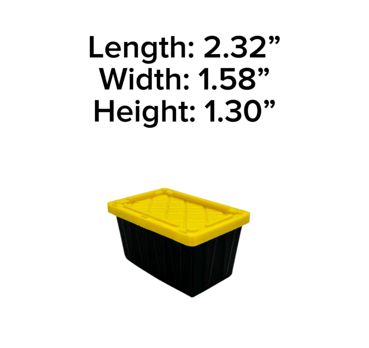 Mini Desktop Storage Tote Fun Stackable Organizer (SMALL)