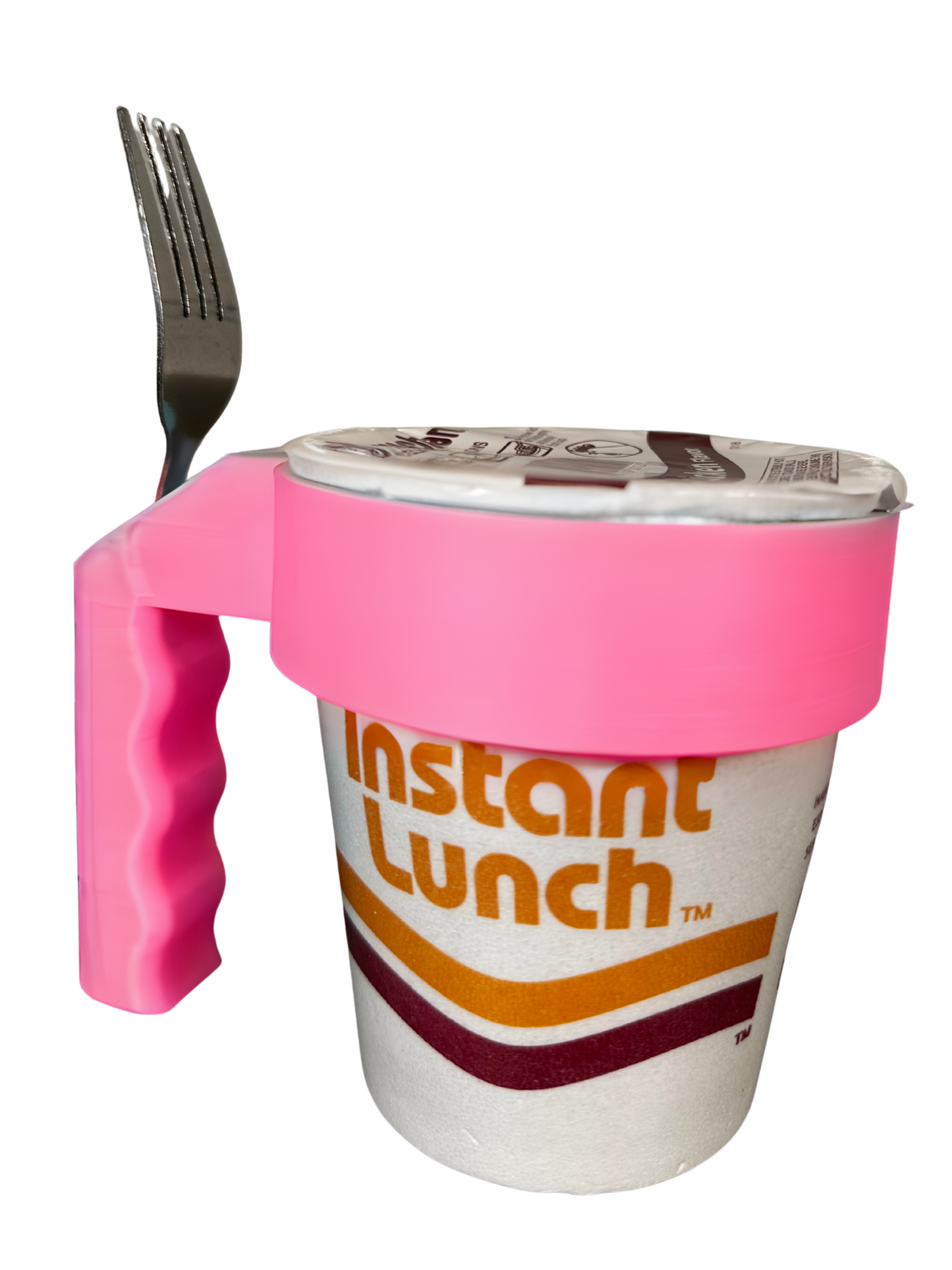 Noodle Cup Holder – With Built-In Utensil Slot