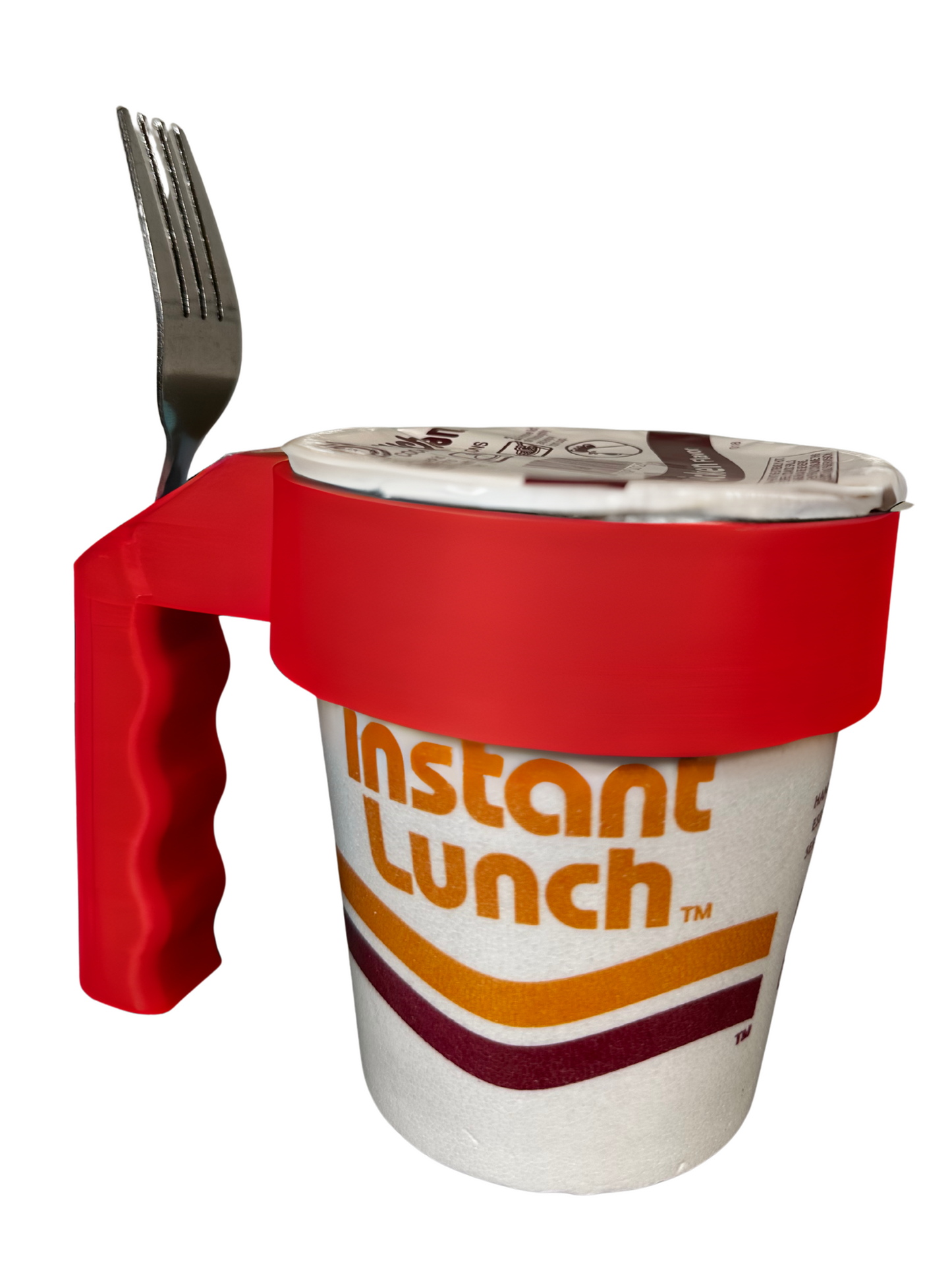Noodle Cup Holder – With Built-In Utensil Slot