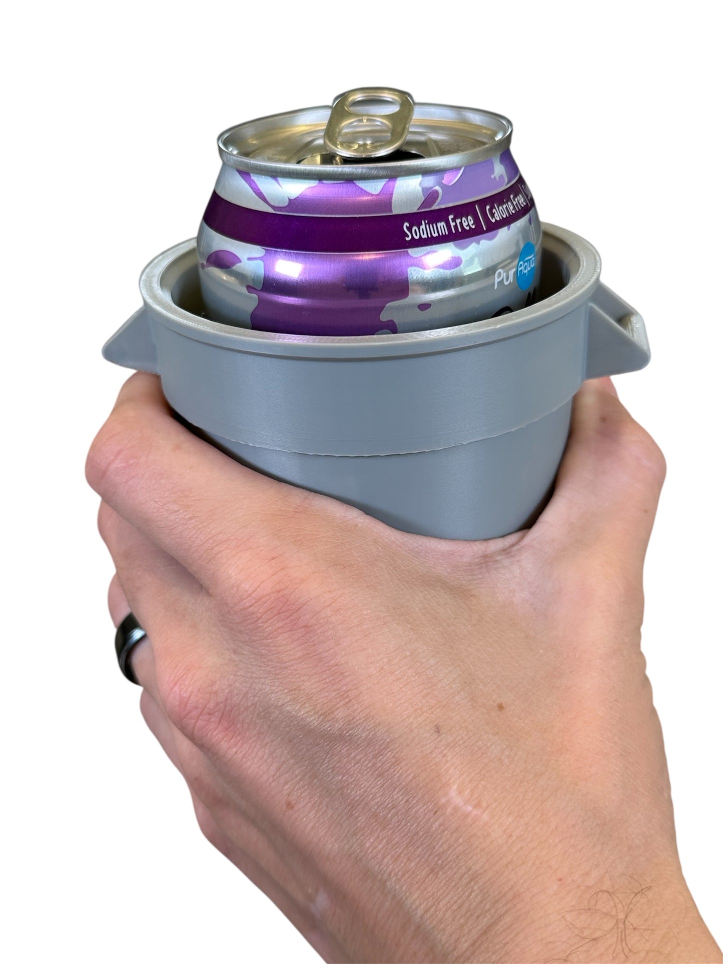 Koozie Trash Can Holder - Beverage Cooler Organizer