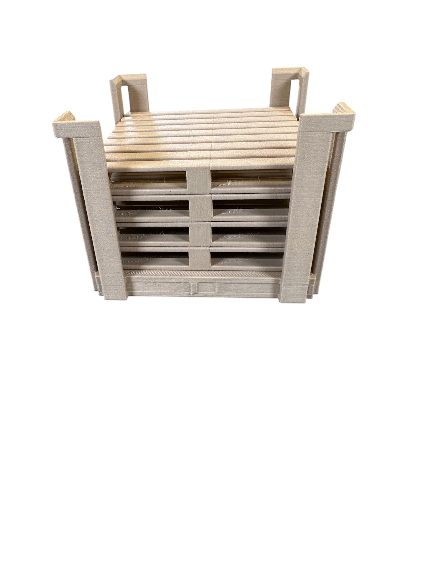 Pallet Coaster Set Made With Real Wood Fibers