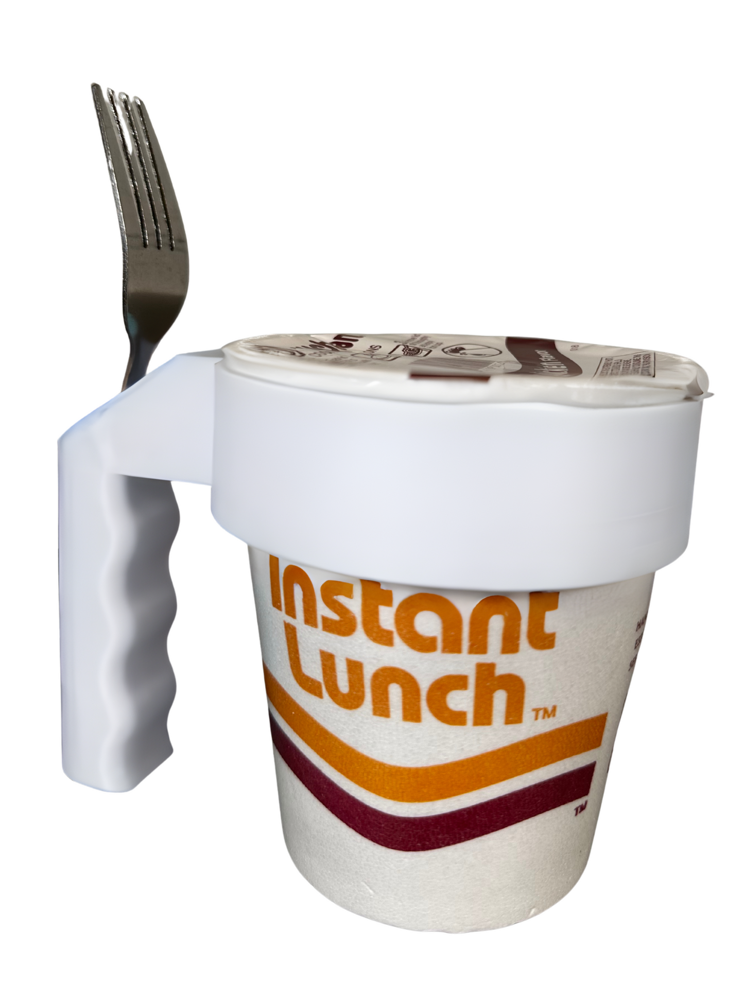 Noodle Cup Holder – With Built-In Utensil Slot