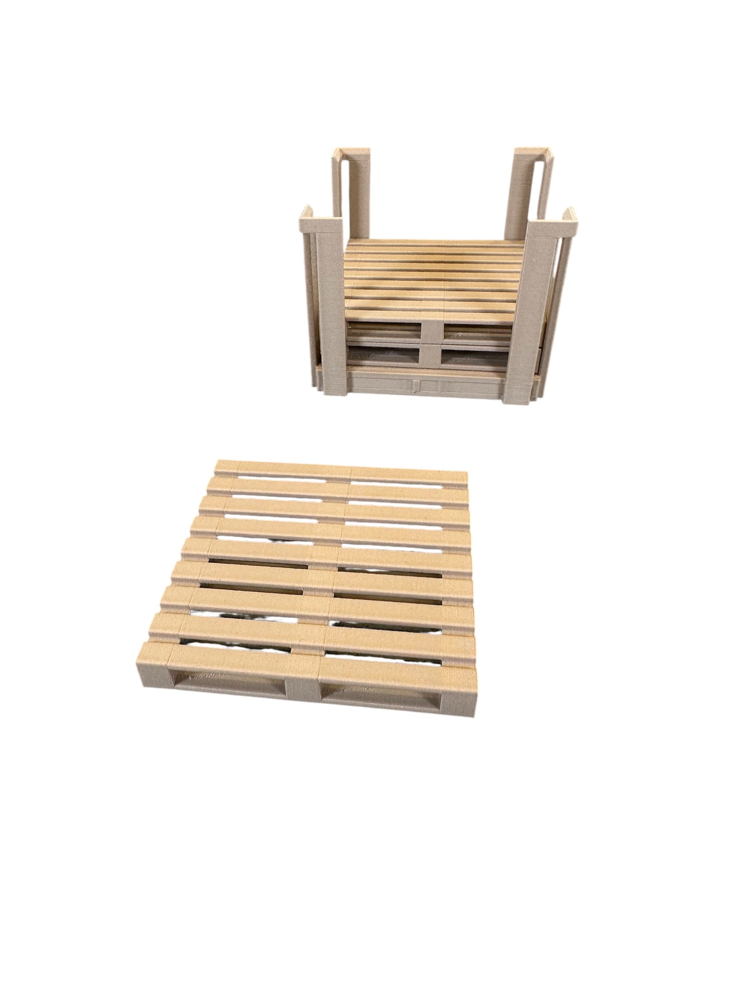 Pallet Coaster Set Made With Real Wood Fibers