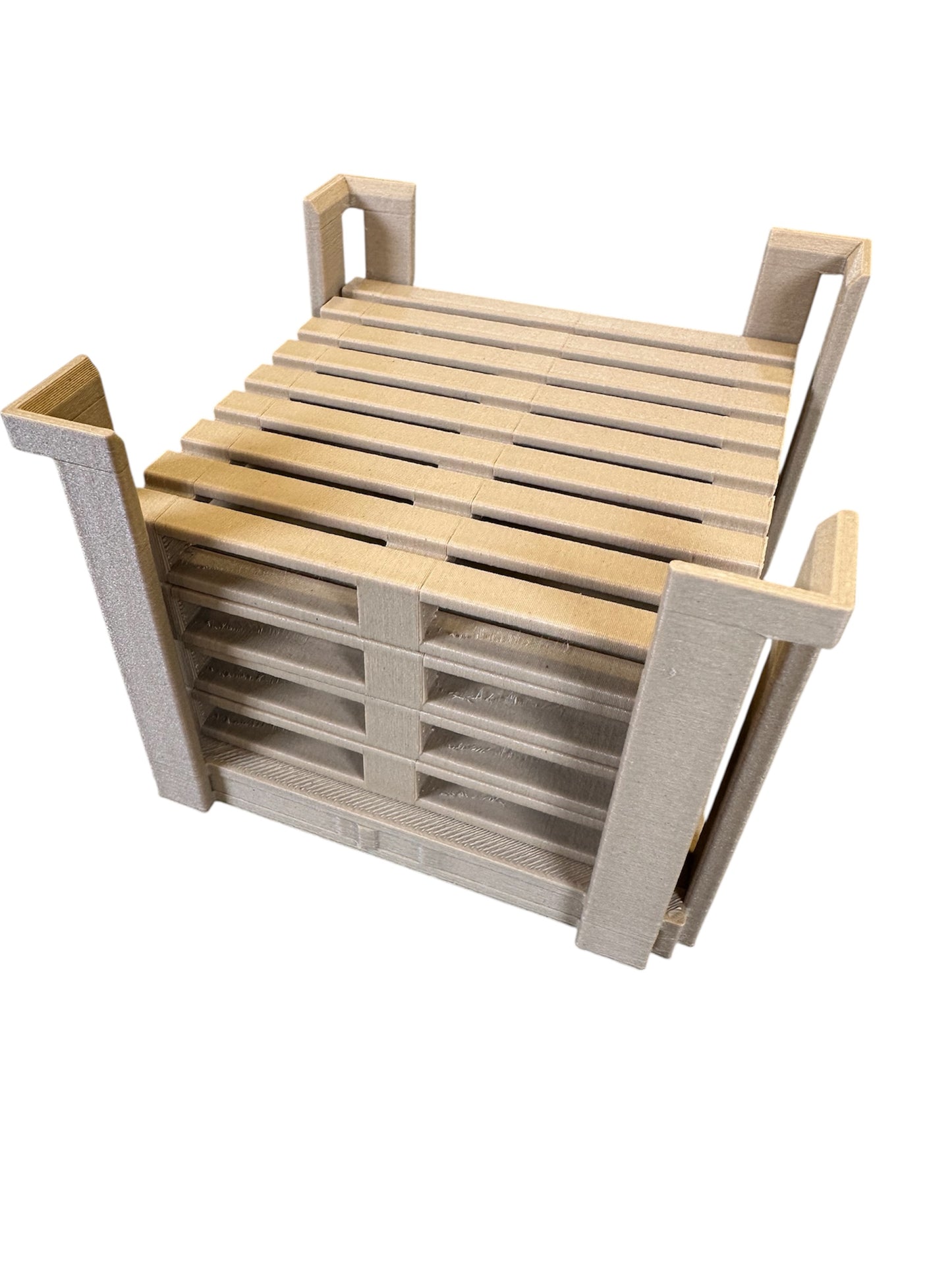 Pallet Coaster Set Made With Real Wood Fibers