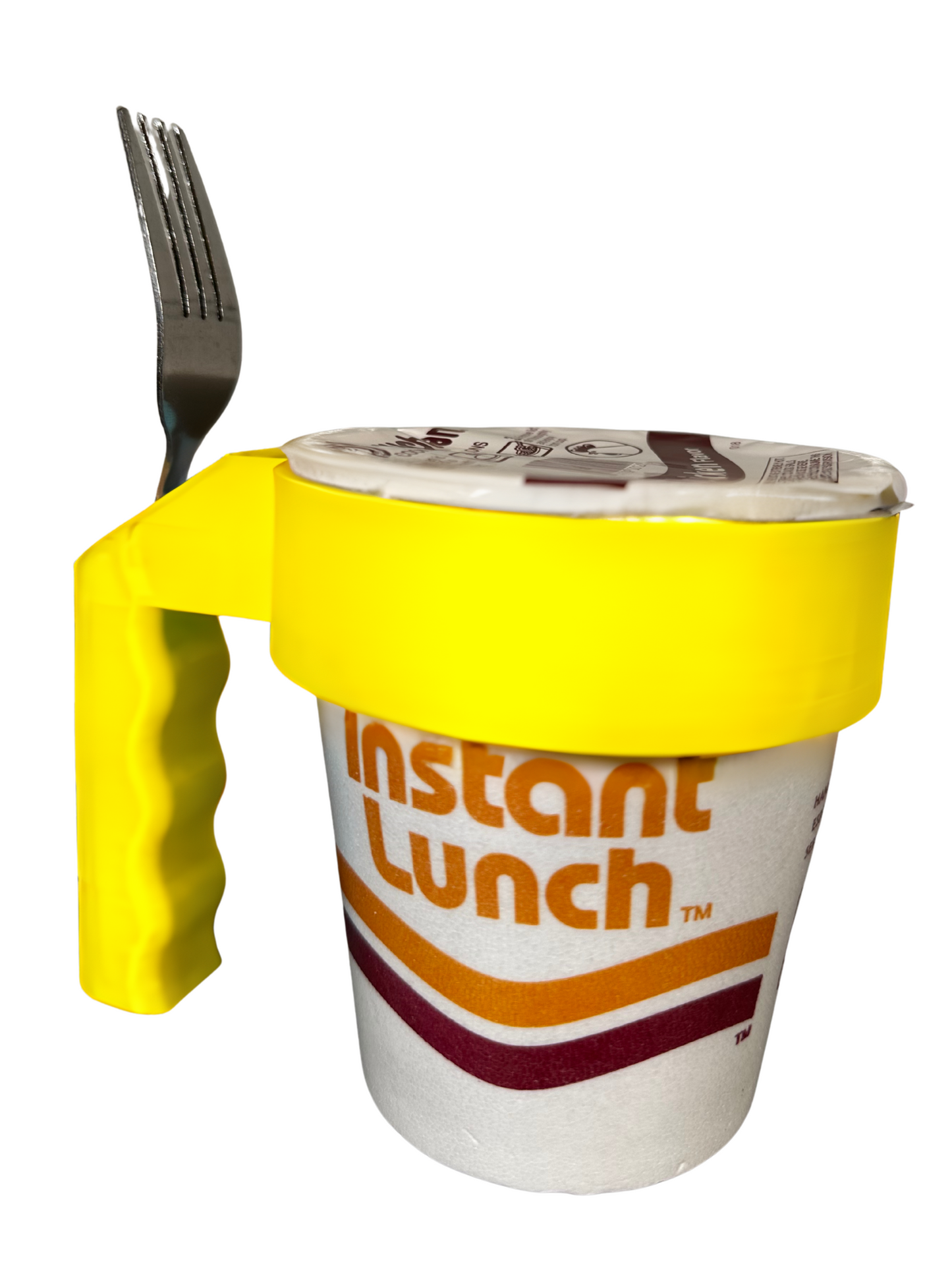 Noodle Cup Holder – With Built-In Utensil Slot