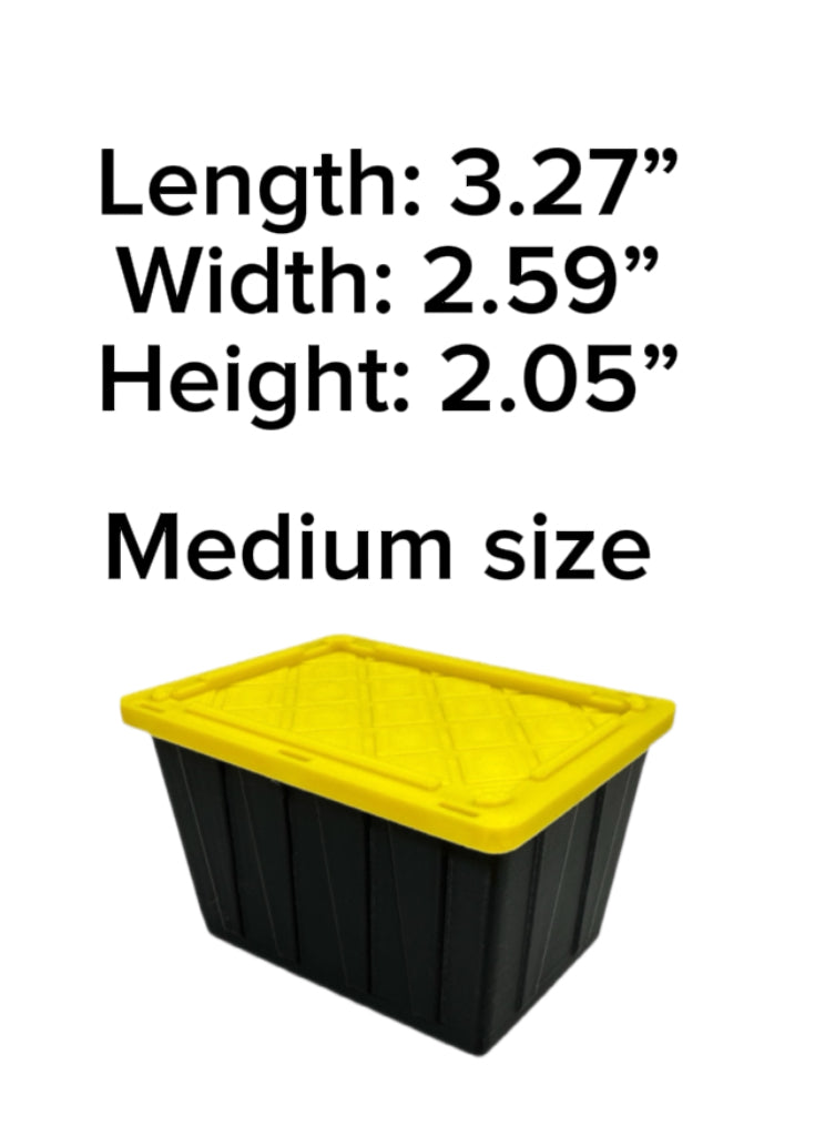 Desktop Storage Tote Stackable (MEDIUM)