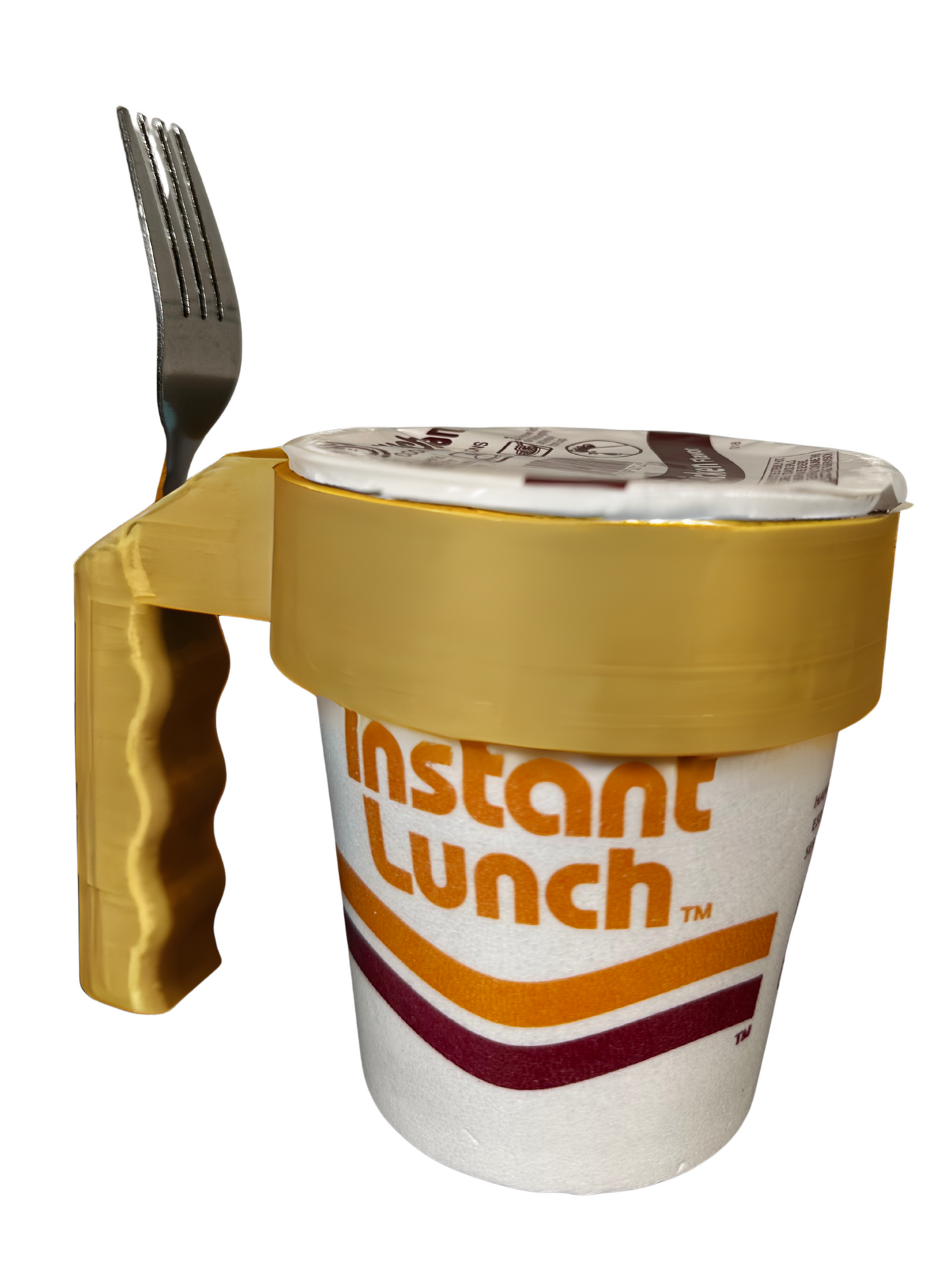 Noodle Cup Holder – With Built-In Utensil Slot