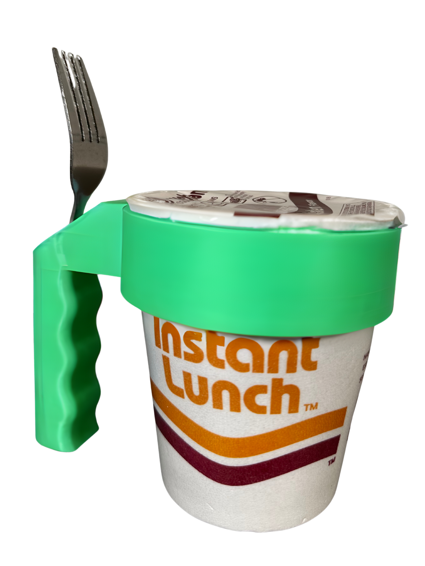 Noodle Cup Holder – With Built-In Utensil Slot