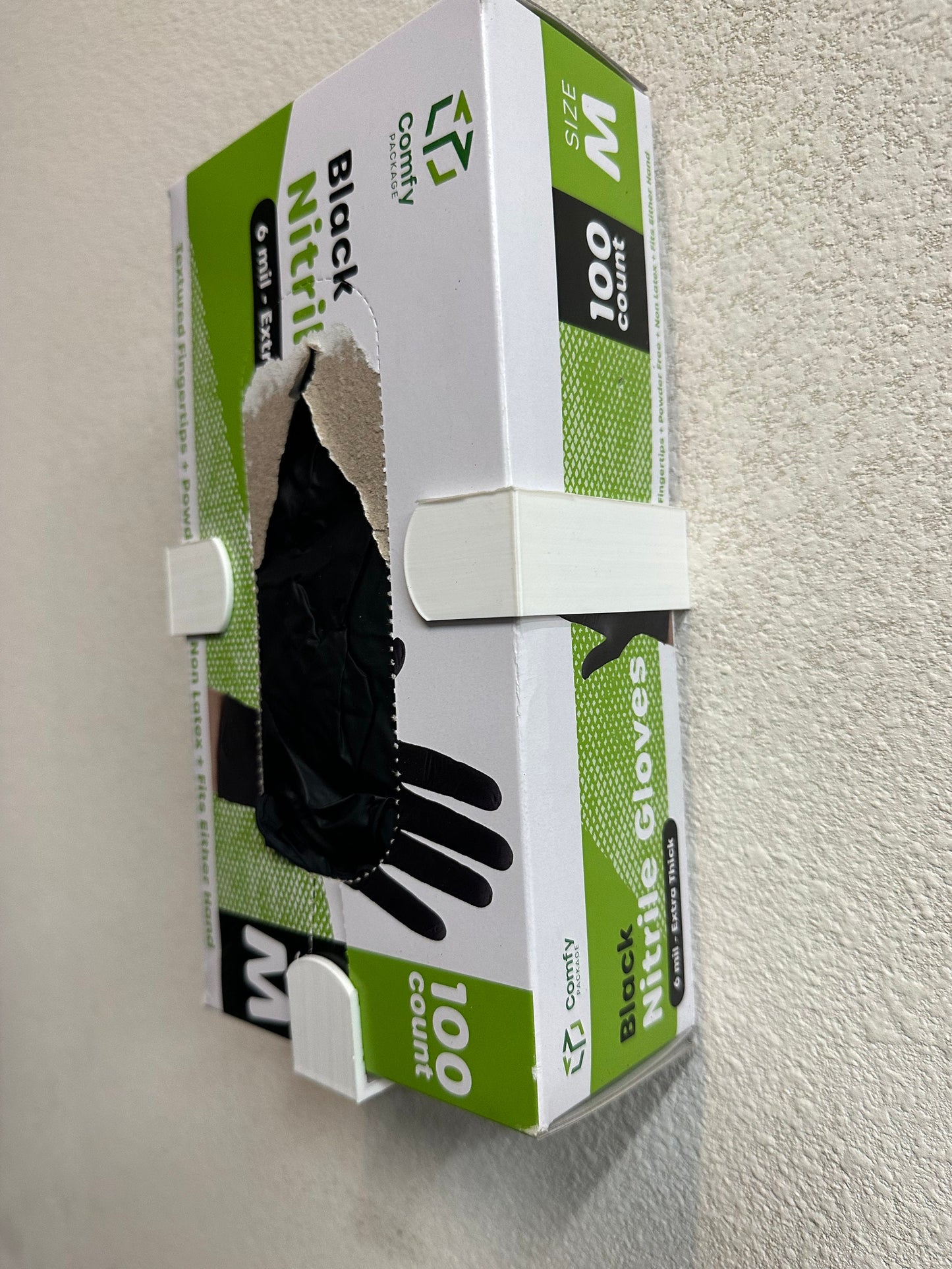 Disposable glove dispenser box