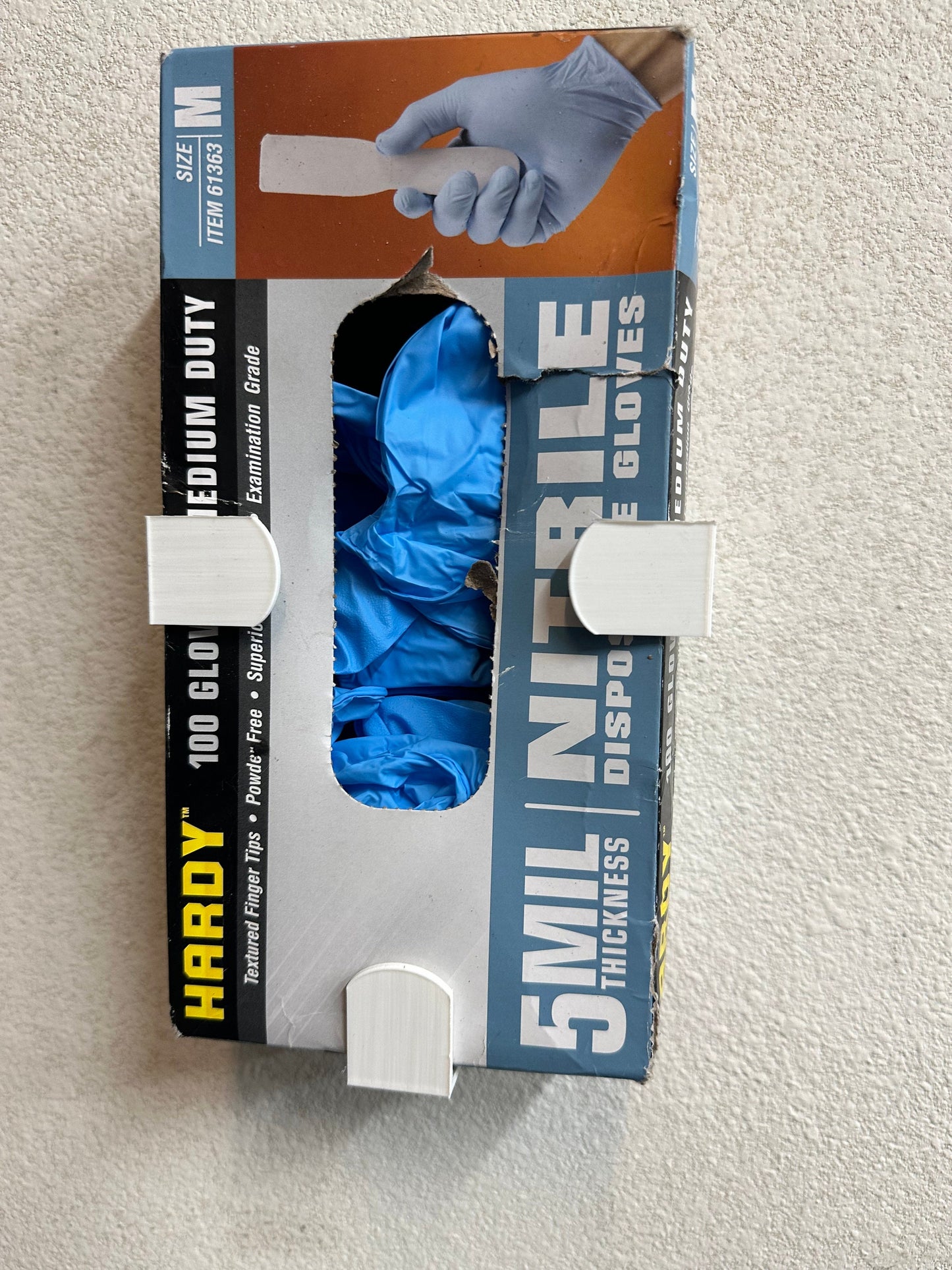 Disposable glove dispenser box
