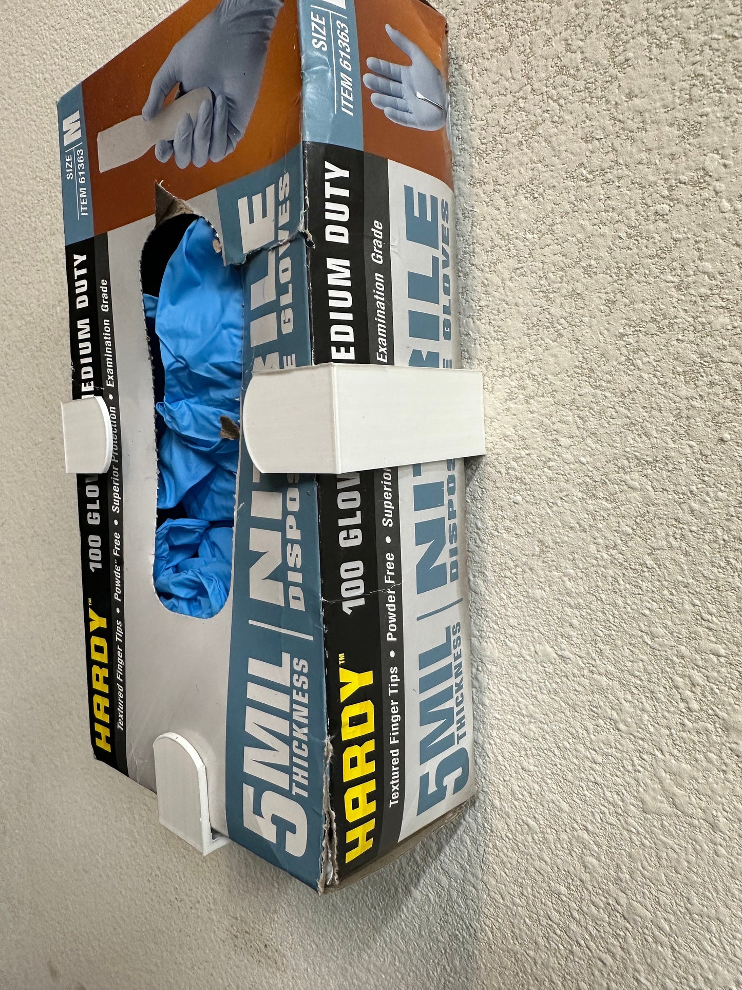 Disposable glove dispenser box