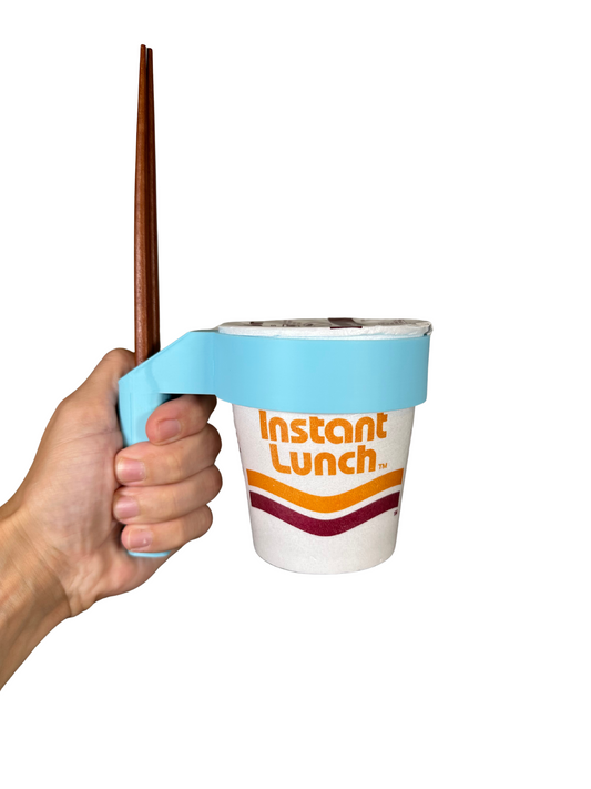 Noodle Cup Holder – With Built-In Utensil Slot