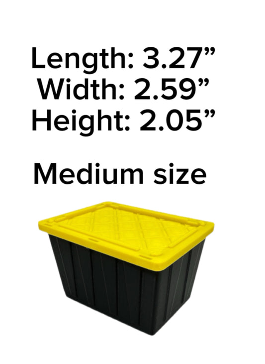 Desktop Storage Tote Stackable  (MEDIUM)