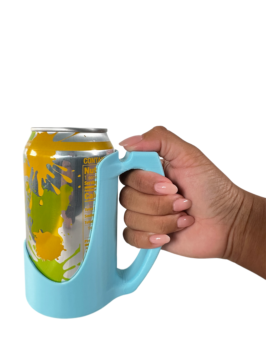 12oz Can Holder Portable Plastic Mug Flask Tumbler Bottles for Energy Drinks Storage Great For Keeping Drinks Cold Handel For Cans