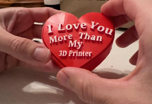 3D Printed Heart Gift Box