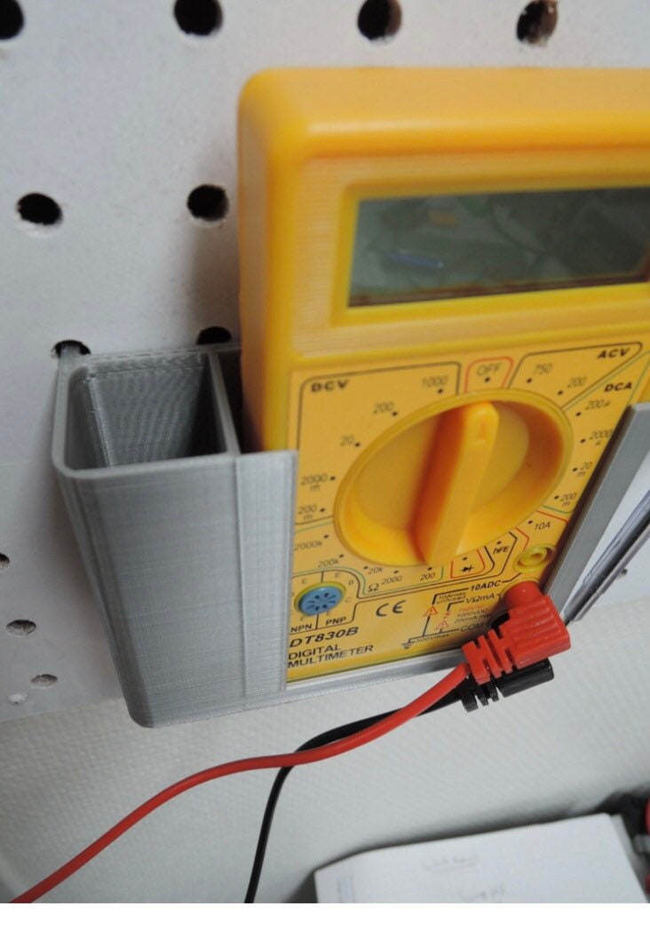 multimeter holder multimeter pegboard mount accessories multimeter