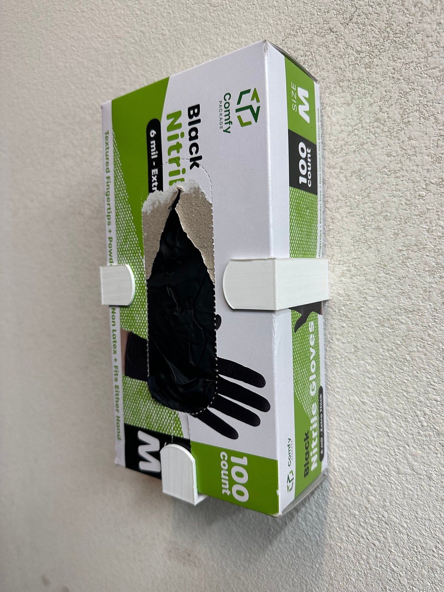 Disposable glove dispenser box